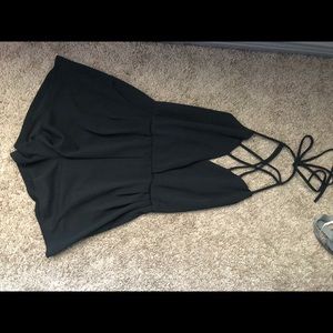 black sexy romper for a night out